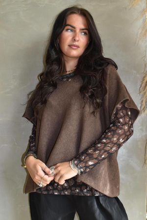 Bobby Mesh Layering Top Sana Leopard Black